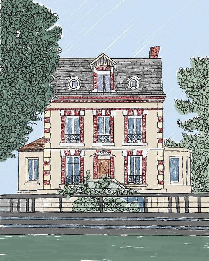 Maison de vacances pour 12 personnes, avec vue et jardin