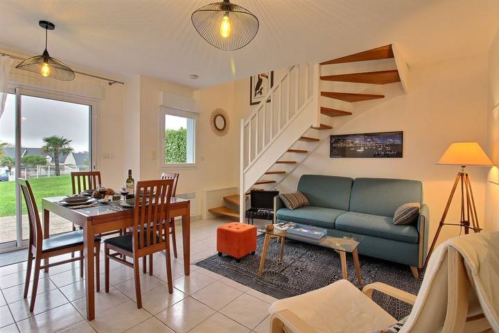 Gîte pour 4 personnes, avec piscine ainsi que terrasse et jardin à Pléneuf-Val-André - 3