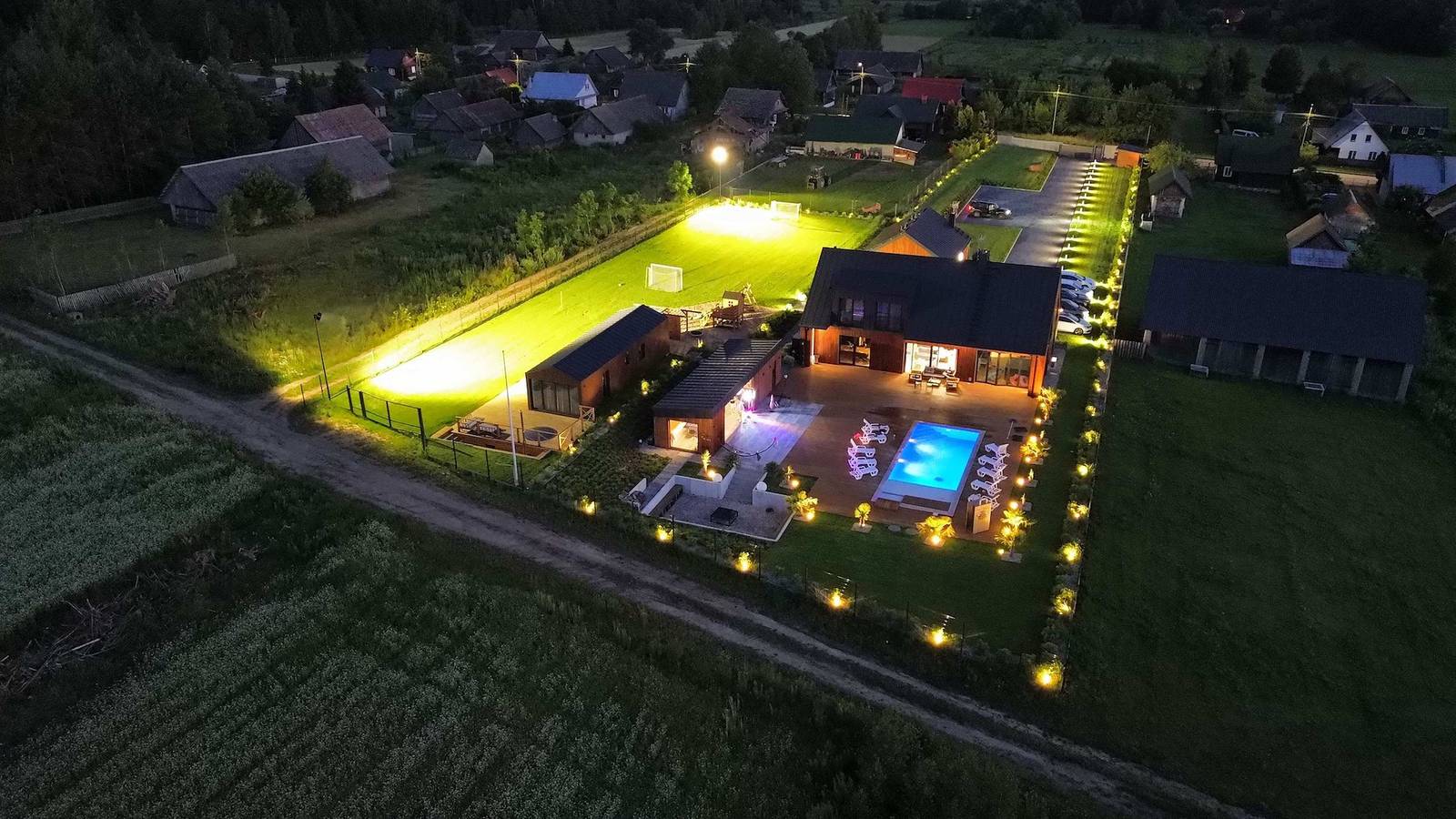 Rezydencja Wierzchlesie z basenem, jacuzzi i sauna in Podlachien