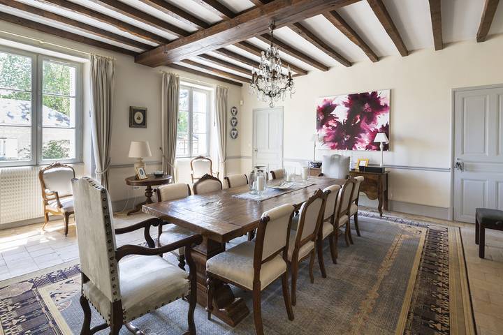 Château pour 14 personnes, avec jardin et terrasse en Indre-et-Loire - 4