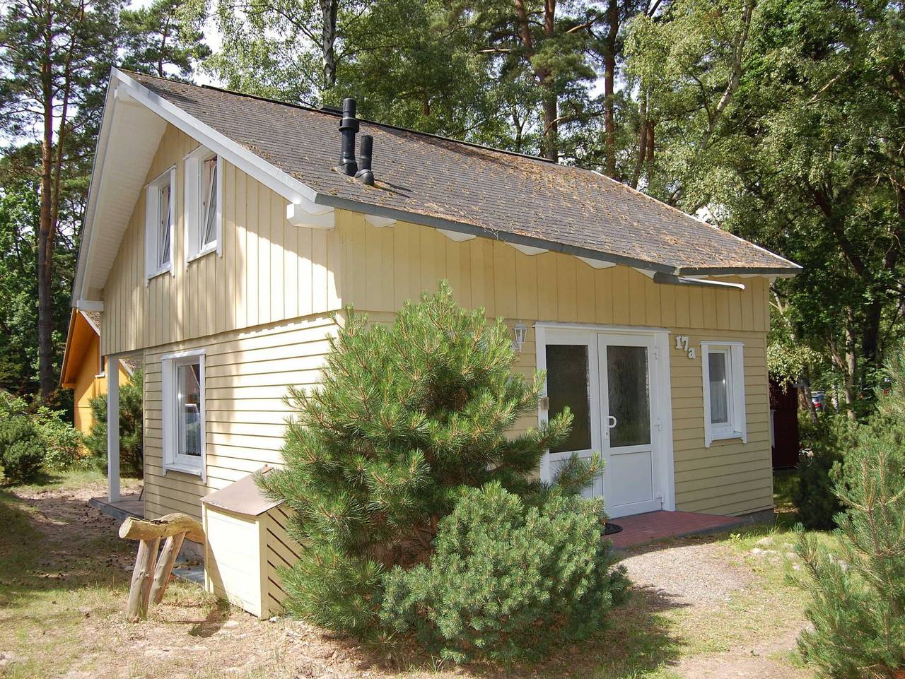 W: Strandhaus Dünenweg 17a mit Terrasse/Sauna/Kamin in Baabe, Rügen