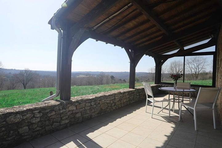 Location de vacances pour 4 personnes, avec jardin et vue à Loubejac - 3