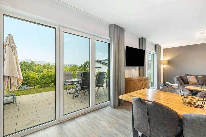 Ferienhaus für 4 Personen, mit Garten und Seeblick sowie Sauna in Hessen - 3