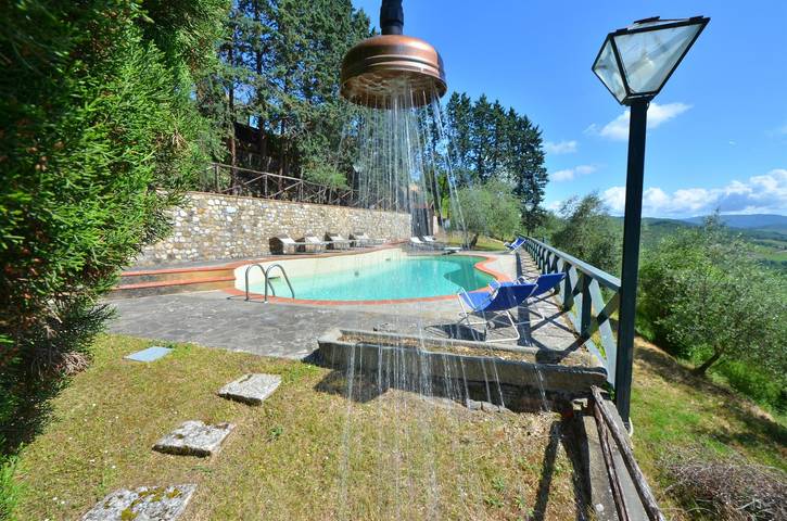 Location de vacances pour 8 personnes, avec terrasse à Castellina in Chianti - 4