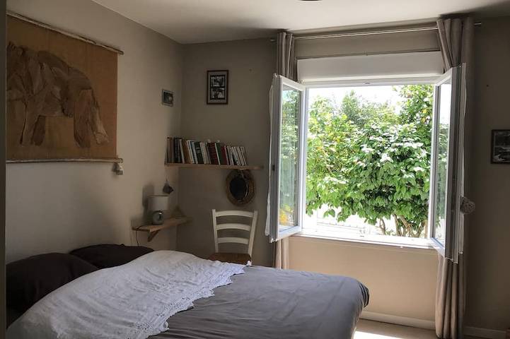 À 10 min à Pied de la Plage, Charmante Maison Avec Jardin Arboré in Saint-Nazaire, Côte d'Amour