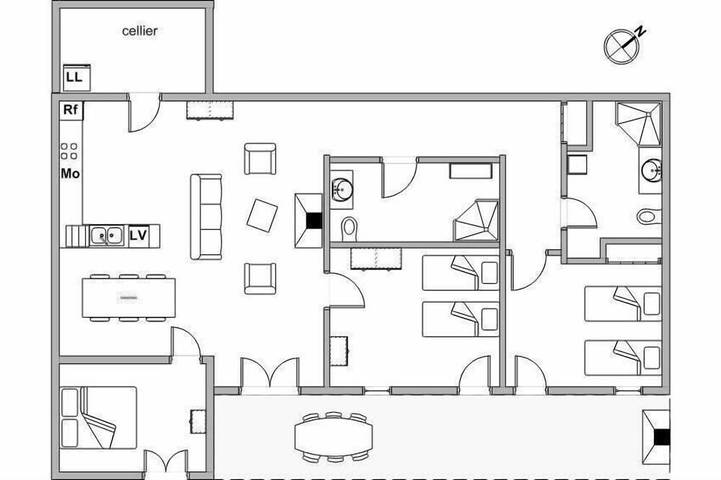 Gîte pour 6 personnes, avec piscine à Hyeres