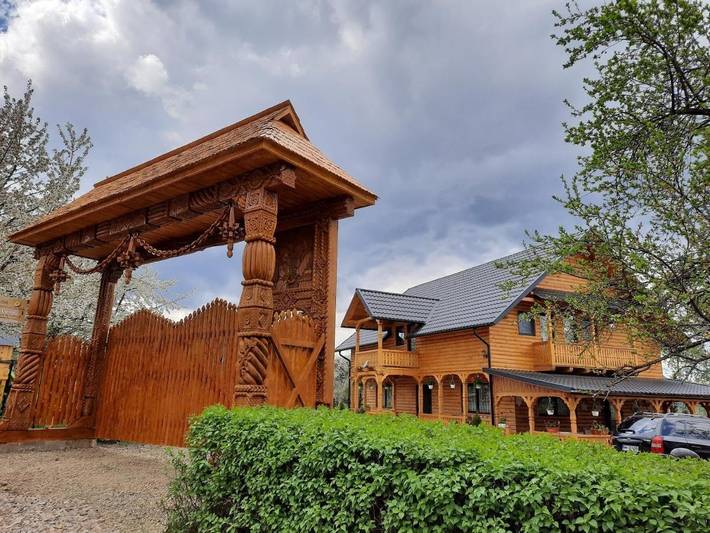 Maison de campagne pour 3 personnes, avec jardin et vue dans Breb
