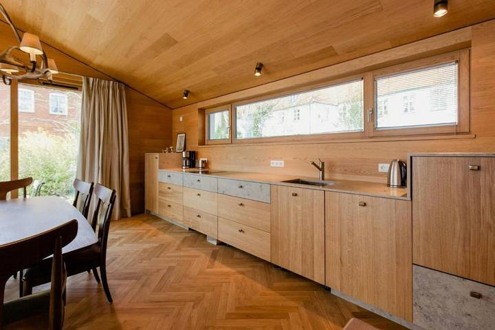 Ferienhaus für 3 Personen, mit Balkon und Terrasse sowie Garten in Süderstapel