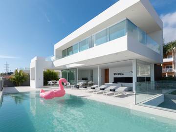 Ferienhaus für 8 Personen, mit Pool und Meerblick sowie Garten auf den Kanaren