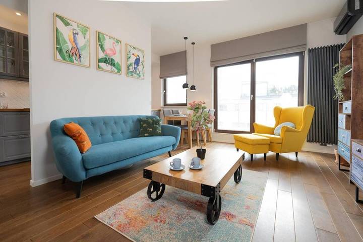 Apartament wakacyjny dla 4 osób, z taras w Wilanów