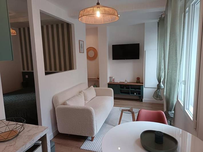 Appartement de vacances pour 3 personnes, avec terrasse, animaux acceptés