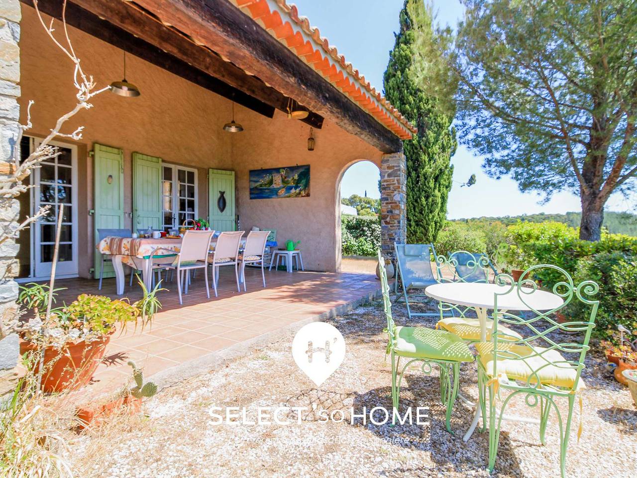 Bastide sea and lake view - 6 guests in Bormes-les-Mimosas, Nationaal park Port-Cros