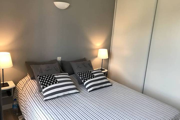 Saint-Tropez Haus mit Garten, 2 Schlafzimmer für 5 Personen, Strand 50 m. in Gassin, Mittelmeerküste (Frankreich)