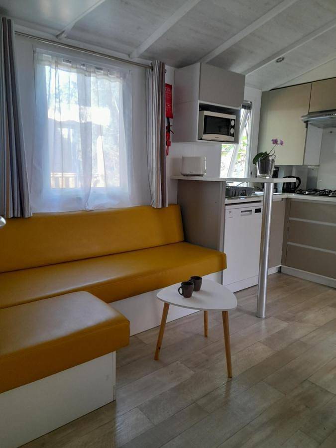 Camping pour 6 personnes, avec terrasse et piscine, animaux acceptés à Parentis-en-Born - 3