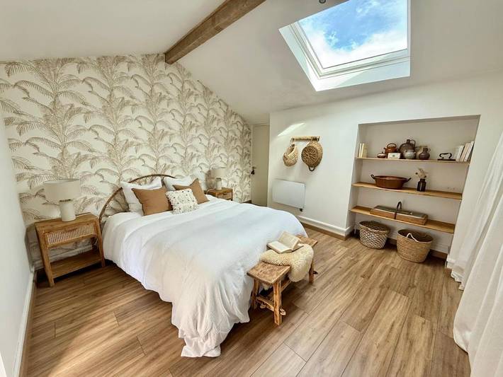 Appartement de vacances pour 2 personnes, avec jardin