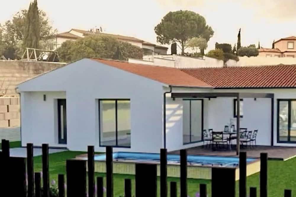 Villa ‘Residence Le Petit Duc’- with 4 double bedrooms, heated pool and Ac. in Carcassonne, Carcassonne region