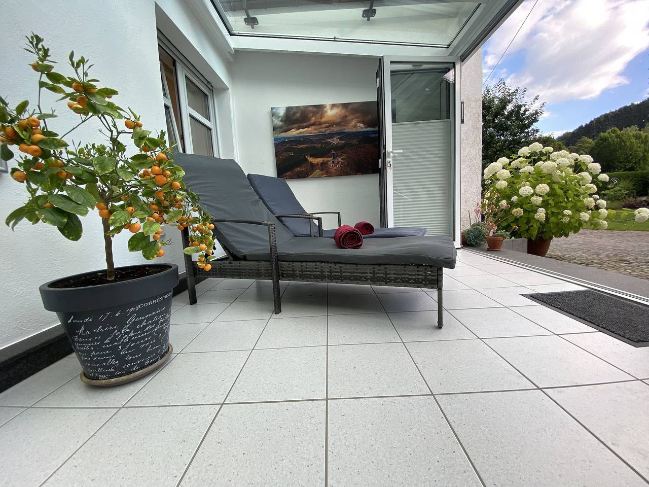 Ganze Wohnung, Apartment 'Fewo Veischedetal im Sauerland' mit privater Terrasse, Garten & Wlan in Lennestadt, Sauerland