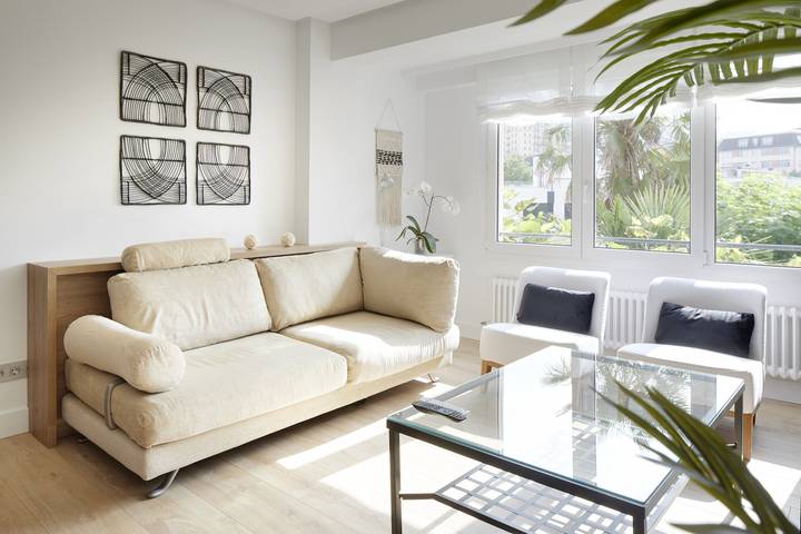 Apartamento entero, Apartamento de vacaciones para 3 personas con balcón in San Sebastián, Costa Vasca