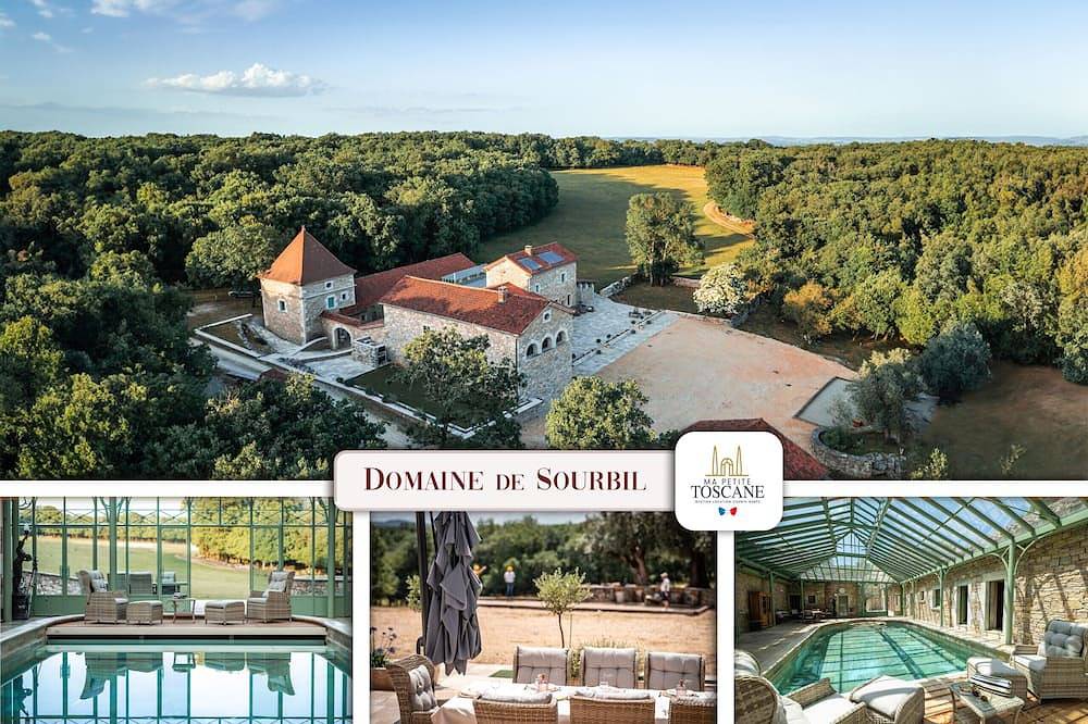 Domaine de Sourbil - Piscina climatizada - 27 prs in Saint-Antonin-Noble-Val, Macizo Central