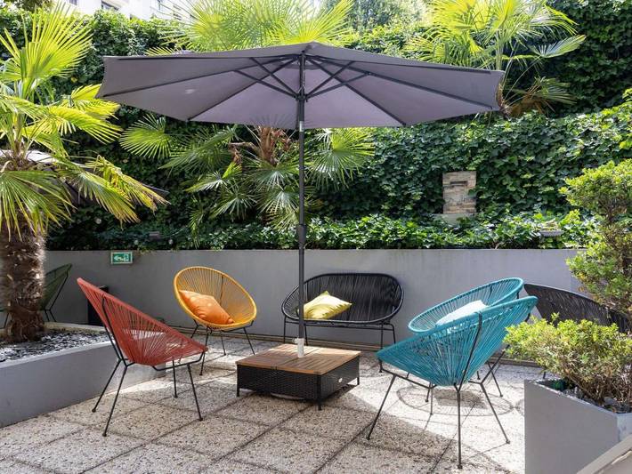 Hôtel pour 4 personnes, avec terrasse, animaux acceptés