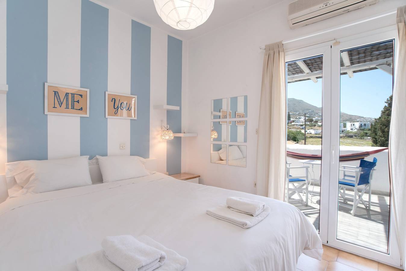 Ganzes Studio, Einzimmerapartment 'Livadia Seaside Studios 14' mit Gemeinschaftsterrasse, Wlan und Klimaanlage in Parikia, Paros