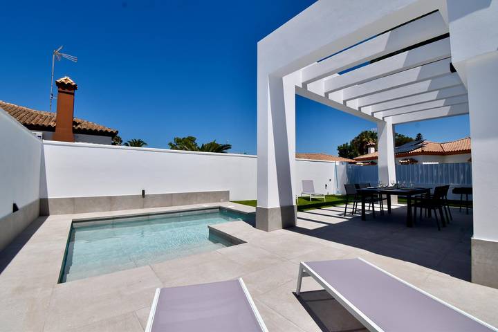 Chalet para 6 personas, con Jardín y Piscina en Costa de la Luz - 3