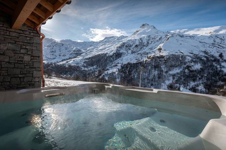 Chalet für 14 Personen, mit Terrasse und Sauna sowie Whirlpool, kinderfreundlich in Les Menuires - 3