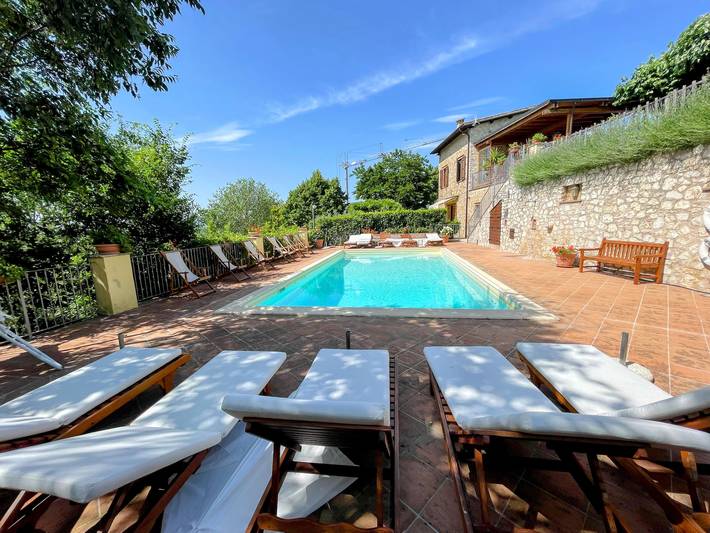 Location de vacances pour 10 personnes, avec jardin et vue à Spoleto - 4