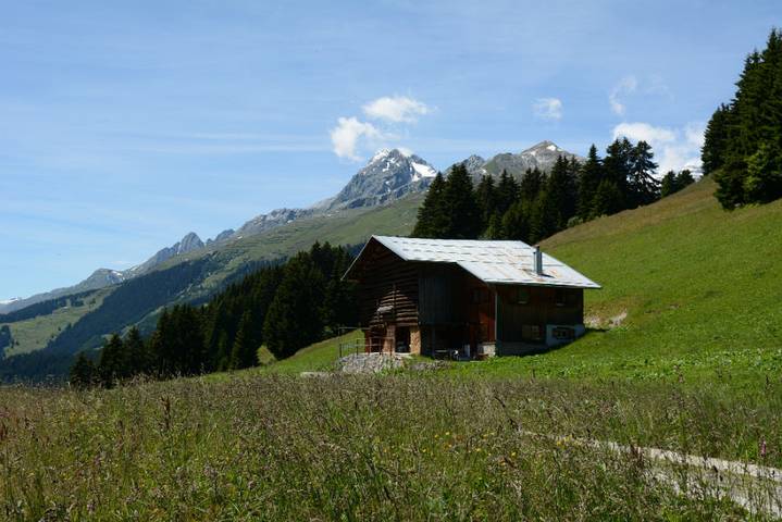 Hütte für 6 Personen, mit Terrasse in Graubünden - 2