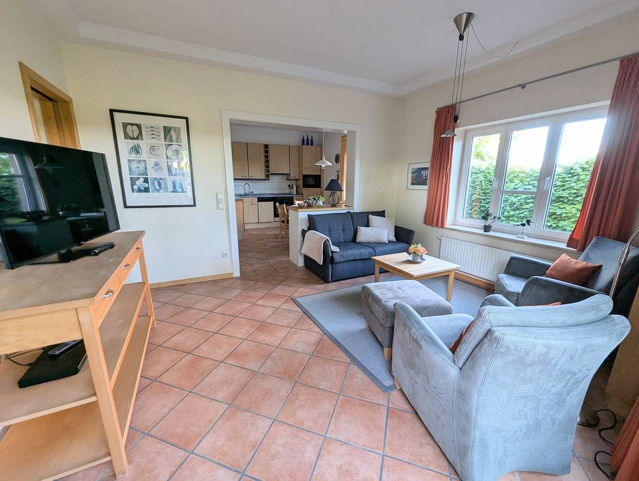 Ganze Wohnung, Urlaub mit Komfort: Luxuriöse Ferienwohnung Austernfischer in Warwerort in Warwerort, Dithmarschen