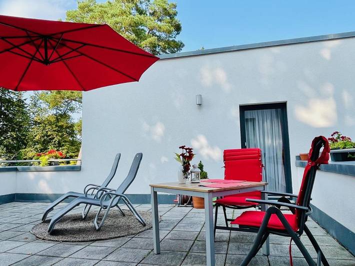 Ferienwohnung für 2 Personen, mit Balkon und Terrasse sowie Garten und Ausblick in Zeuthen - 2