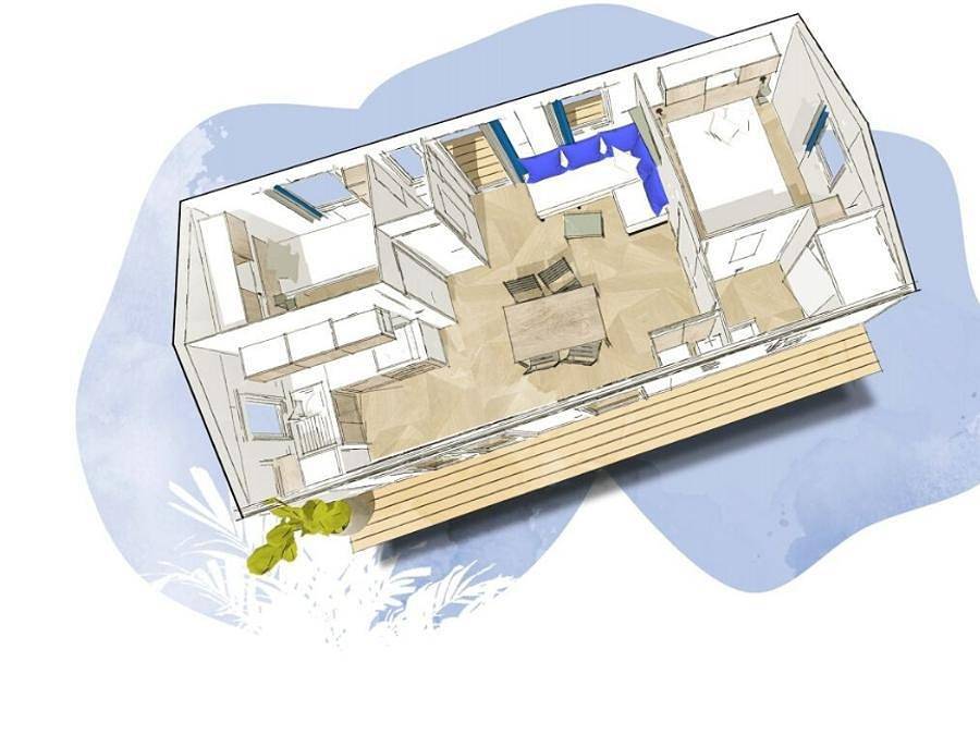 Domaine des Tamaris Pausado - Mobilhome 4 personas - Autocaravana Premium de 4 plazas in Martigues, Istres region