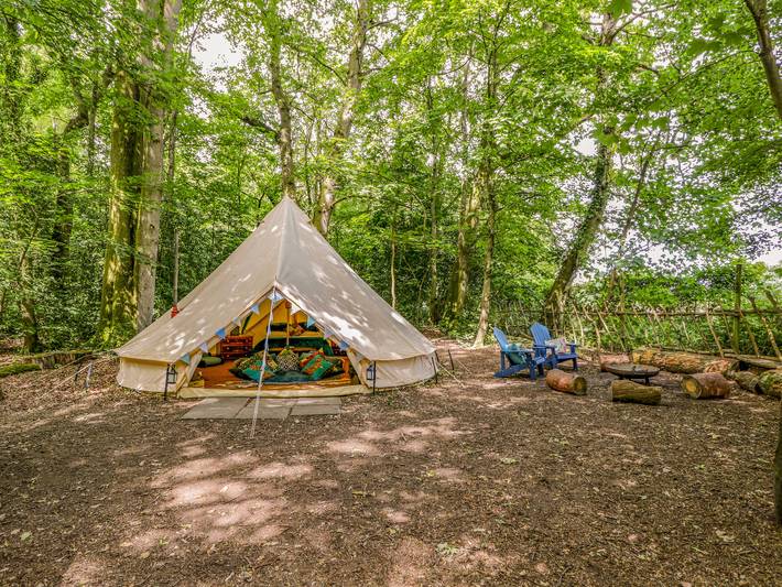 Hut for 6 people, with garden in Hampshire