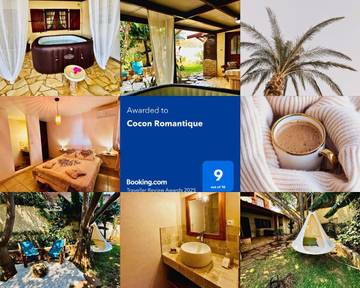 Cottage pour 2 personnes, avec jacuzzi et jardin, animaux acceptés dans Plage de la Saline