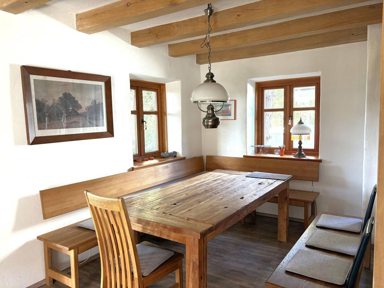 Stenhuus Wiek – charmant & erholsam wohnen - Ferienwohnung Stenhuus: 82 m² Urlaubsgenuss mit Garten, Sauna und Kamin in Wiek, Rügen