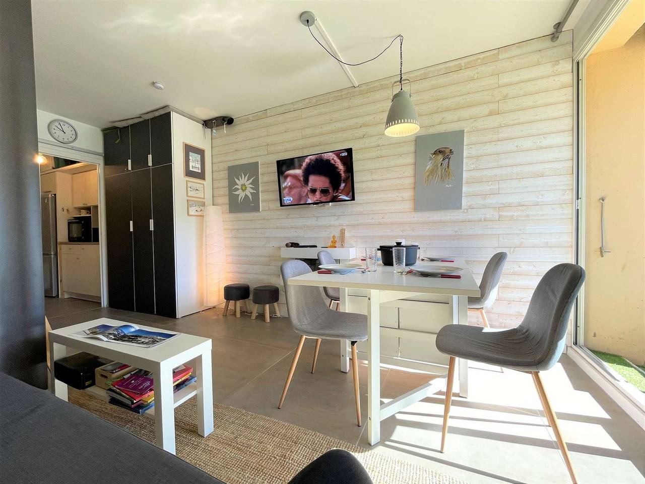Ganze Wohnung, Komfort-Studio, 4 Pers, pistennah, Wifi, Parkplatz in Saint-Étienne-en-Dévoluy, Le Dévoluy