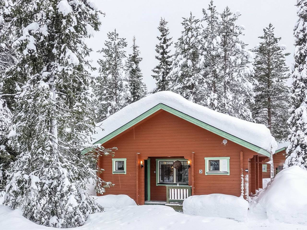 Lomamaja 3 in Raattama, Lappland