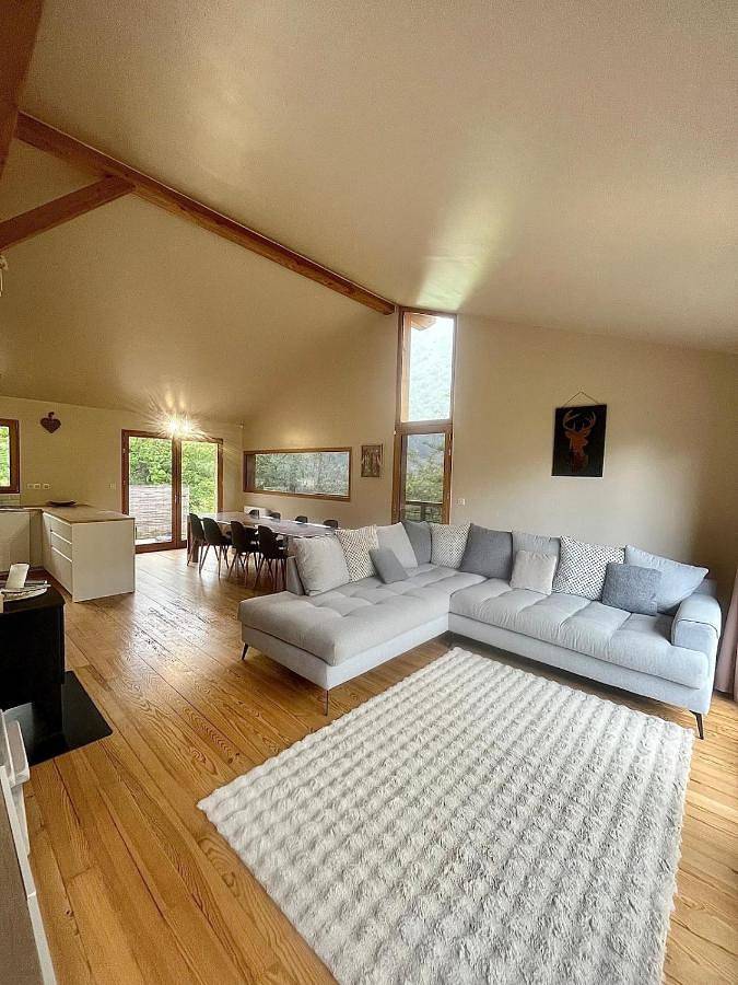 Chalet pour 3 personnes, avec Balcon ainsi que Terrasse et Vue à Ax-les-Thermes