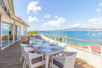 Gîte pour 6 personnes, avec terrasse dans Anse Mitan