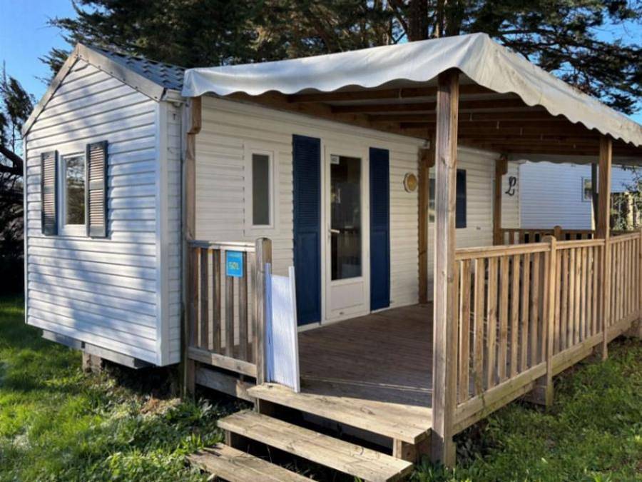 Camping Clos Mer et Nature - Mobilheim 4 personen - Coquillage Confort - 2 Zimmer / 4 p in Saint-Michel-Chef-Chef, Côte de Jade