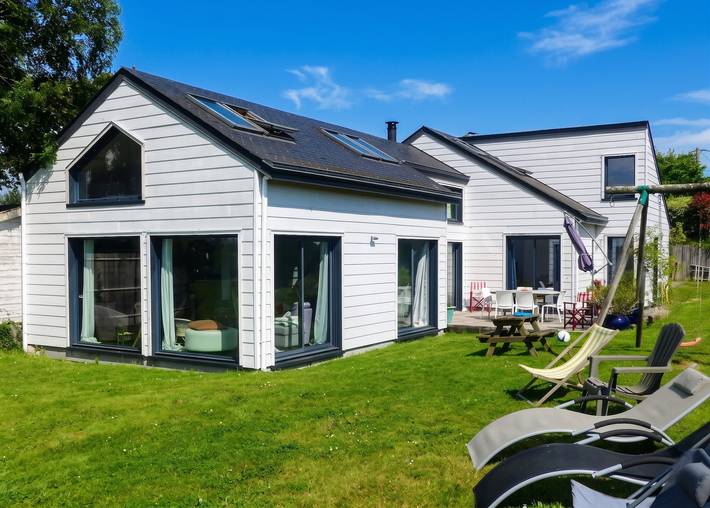 Maison de vacances pour 12 personnes, avec Terrasse et Jardin à Saint-Molf