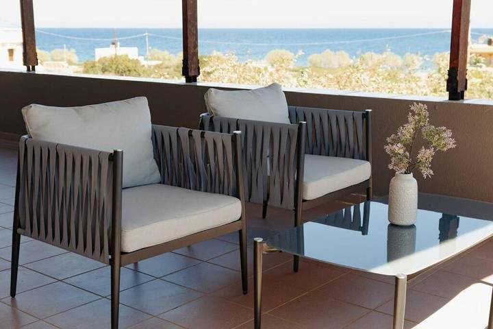 Location de vacances pour 6 personnes, avec vue et jardin dans Milatos Beach - 3