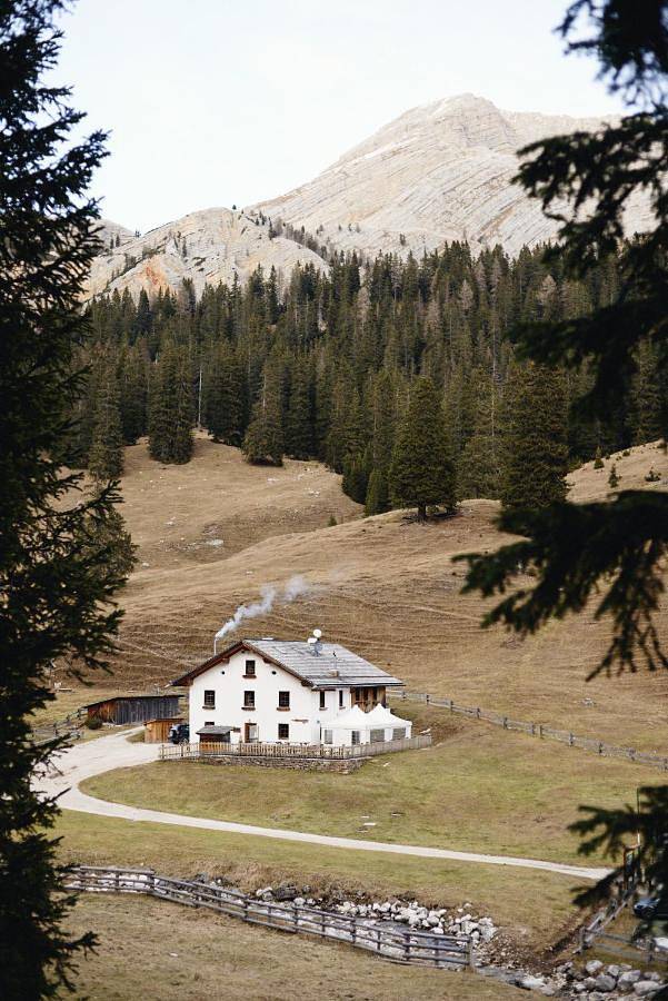 Rifugio Malga Ra Stua in Cortina d'Ampezzo, Dolomiti Superski