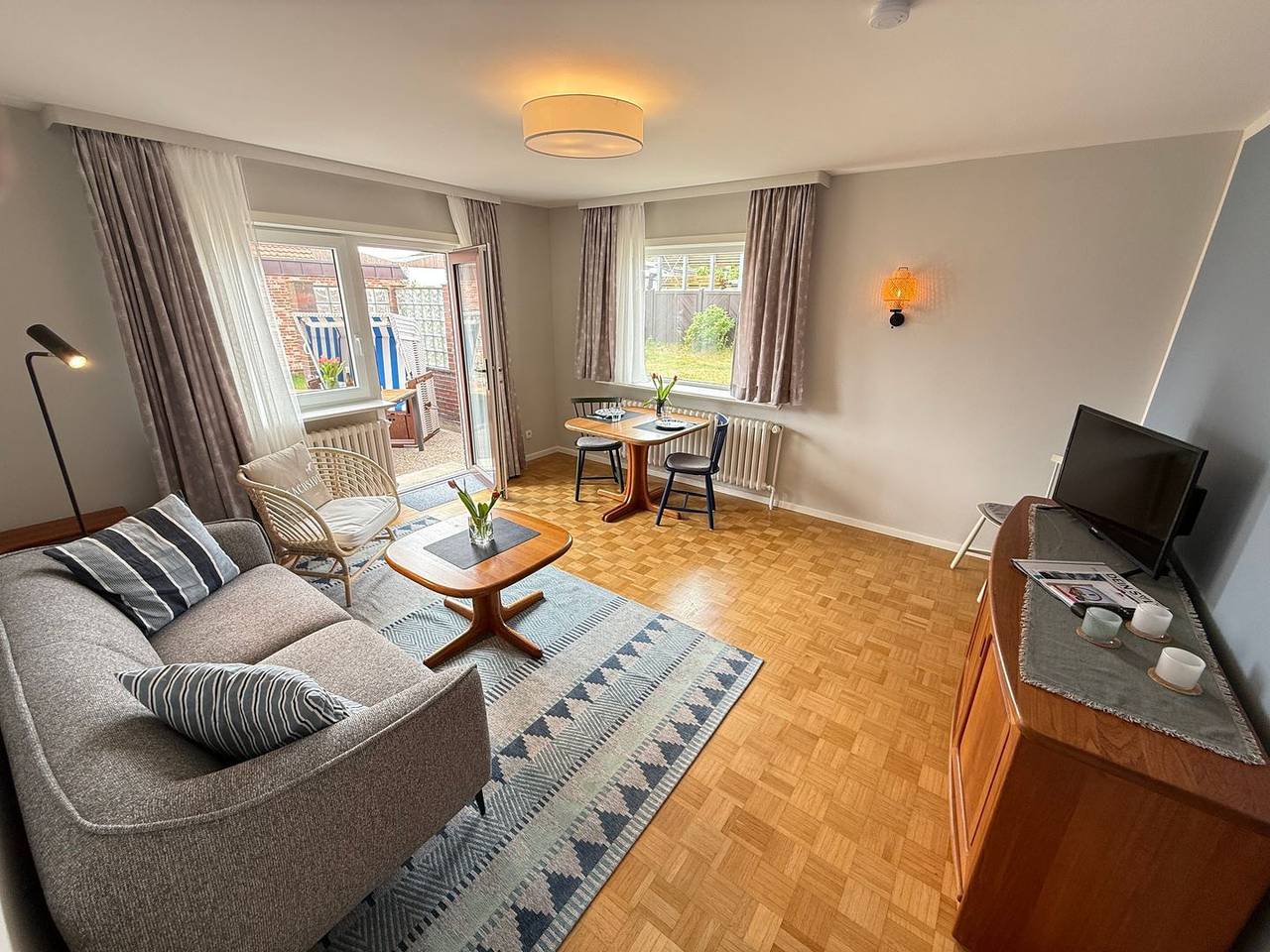 Ganze Wohnung, Haus Rieper 1 unten – Komfortable Parterre-Unterkunft mit Terrasse in Westerland in Westerland, Sylt (Gemeinde)