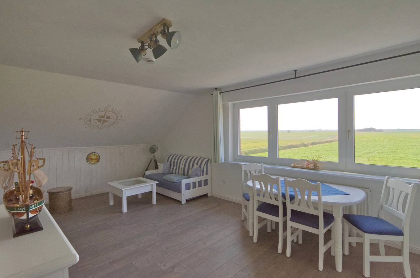 Appartement de vacances entier, Appartement de vacances pour 3 personnes avec vue in Campen, Krummhörn