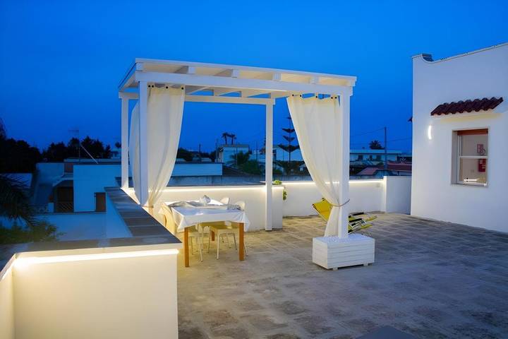 Appartamento per 4 persone, con Balcone e Terrazza nonché Panorama a San Pietro Vernotico
