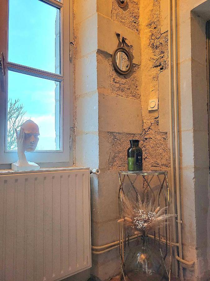 Gîte pour 4 personnes, avec terrasse et vue ainsi que piscine et jardin à Mûrs-Erigné - 3