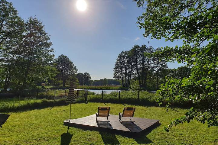 Ferienhaus für 3 Personen, mit Terrasse und Garten in Oranienburg