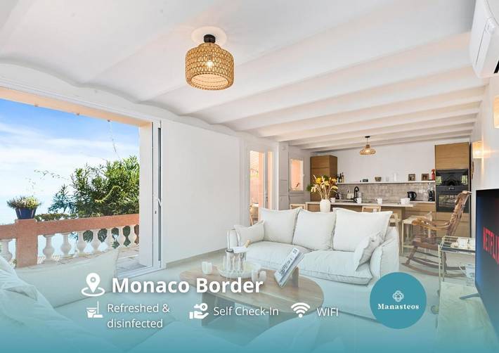 Villa pour 6 personnes, avec Terrasse ainsi que Jardin et Vue à Roquebrune-Cap-Martin