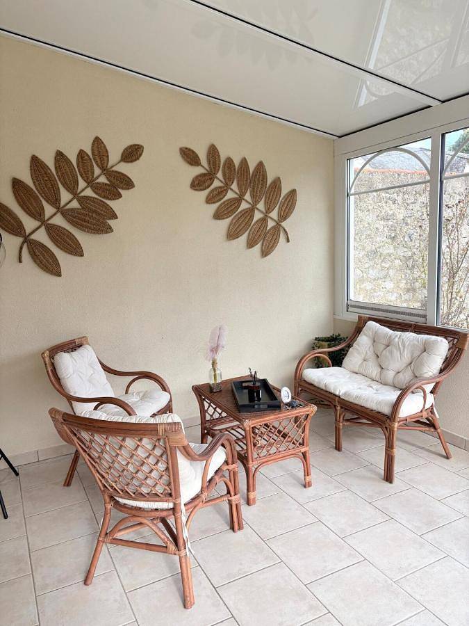 Gîte pour 4 personnes, avec terrasse dans Sancheville